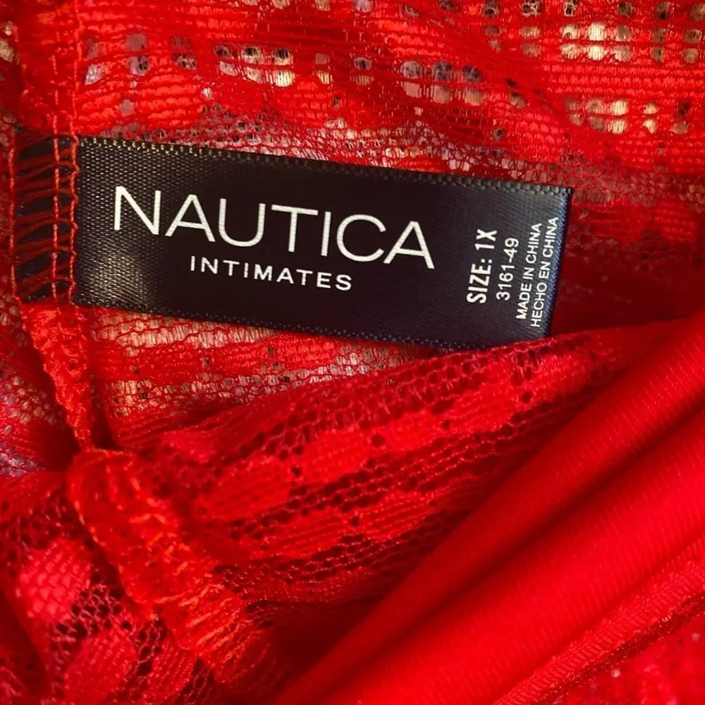 NEW Nautica super soft lace boy leg boy shorts‎ 5 pack underwear panties